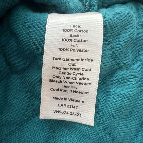 T By Talbots Women’s Sweatshirt Medium Quilted - Picture 4 of 4